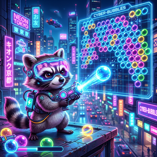 Bubble Shooter Raccoon Rescue