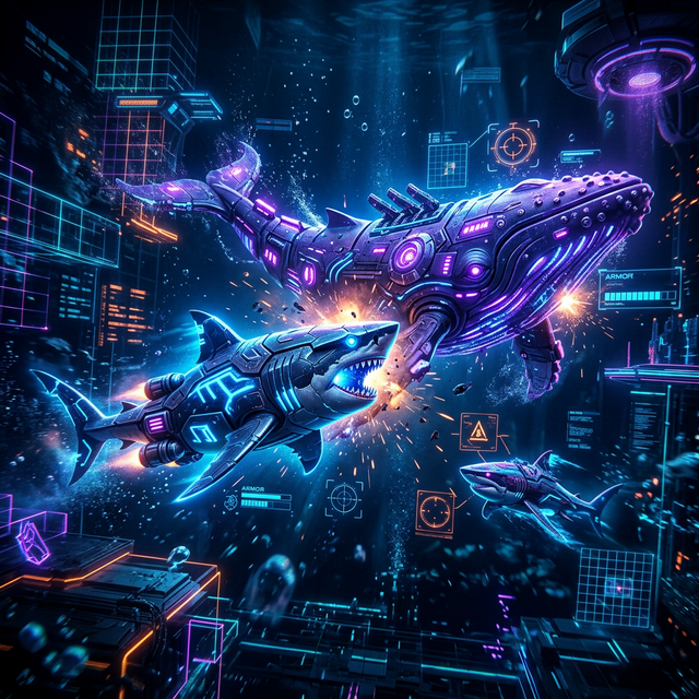 Sea Animal Battle Simulator