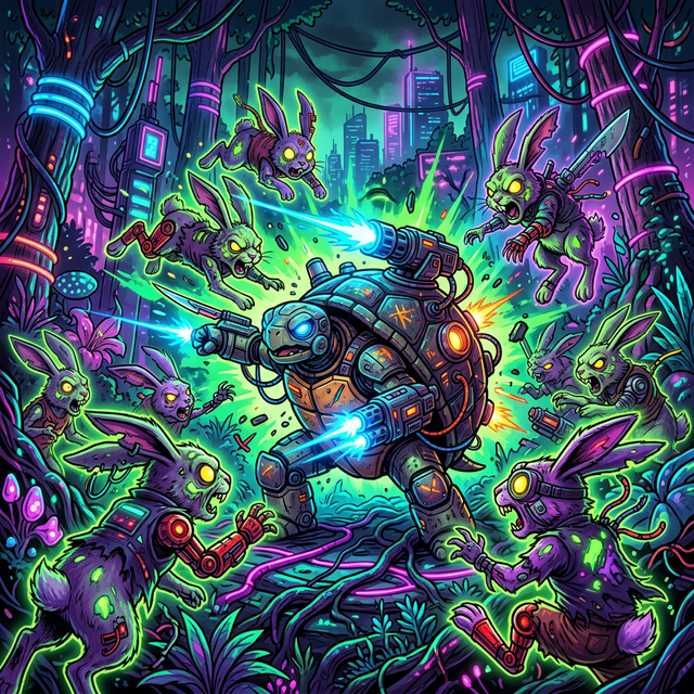 Zombie Rabbits vs Sheldon